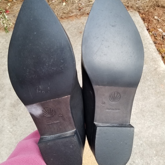 Women's Coclico Black leather Arne booties sz 40 - Picture 8 of 9